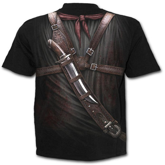 Camiseta Manga Corta Talla Grande con Estampado Digital 3D - Image 13
