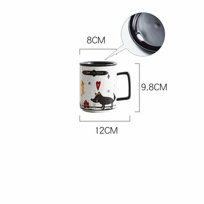 Taza Navideña Grande de Cerámica para Hombre - Image 13