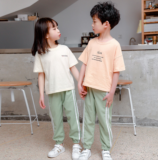 Pantalones deportivos holgados de seda de hielo para niños - Image 11