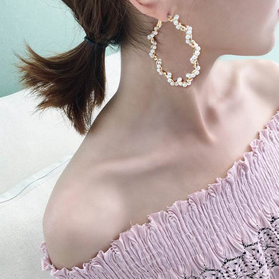 Aretes de Círculo Grande para Mujeres - Image 4