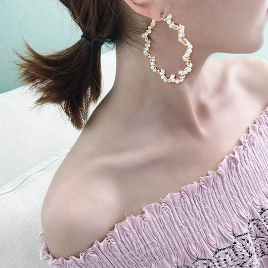 Aretes de Círculo Grande para Mujeres - Image 4