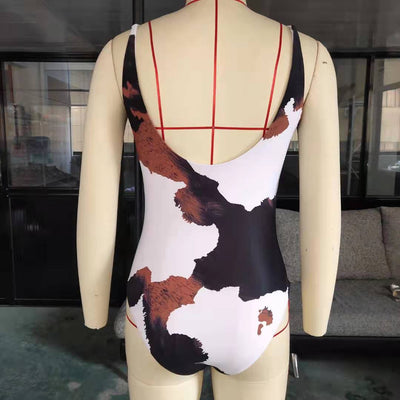Bikini Estampado con Corte Asimétrico - Diseño Personalidad Mujer - Image 13
