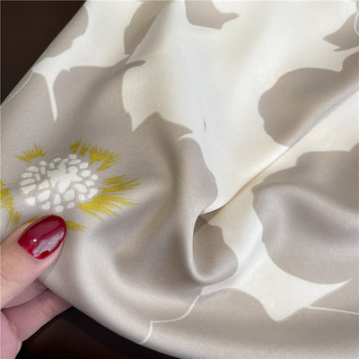 Chal Hijab Protector Solar con Bloques de Color Floral - Image 28