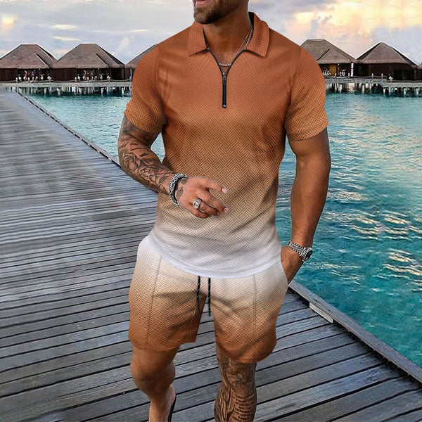Polo Casual Versátil con Cierre para Hombre - Diseño Simple y Moderno