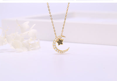 Collar de Plata Esterlina con Luna y Estrellas - Cadena Clavícula Delicada - Image 11