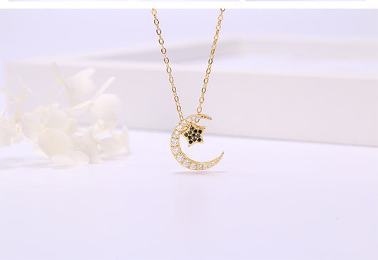 Collar de Plata Esterlina con Luna y Estrellas - Cadena Clavícula Delicada - Image 11