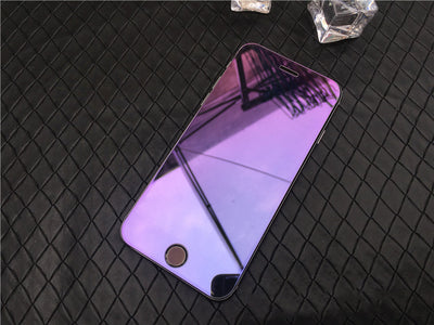 Protector de Pantalla Espejo Colorido Templado Compatible con Apple - Image 14