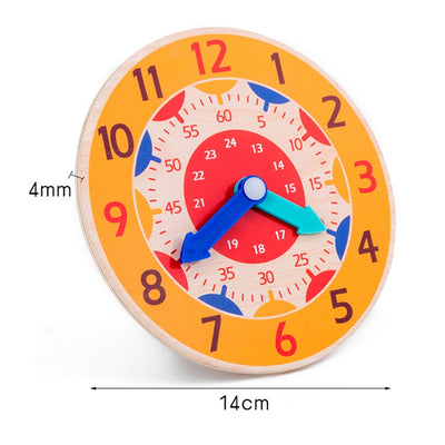 Reloj Educativo Montessori de Madera para Niños - Image 4
