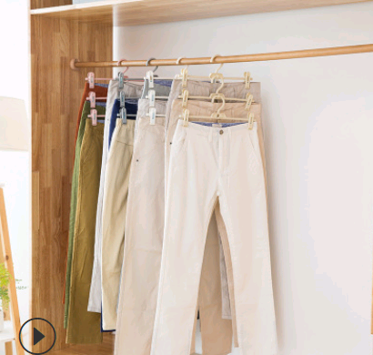 Perchero Retráctil Multifunción para Pantalones con Pinzas Antideslizantes - Image 4
