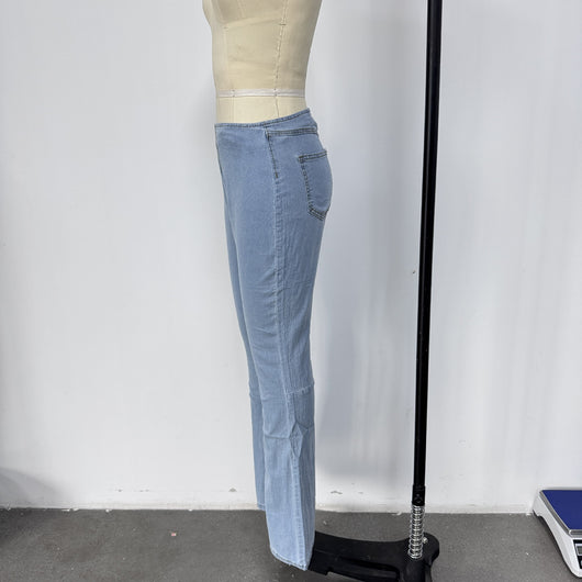 Jeans Acampanados Cintura Baja con Elasticidad - Image 18