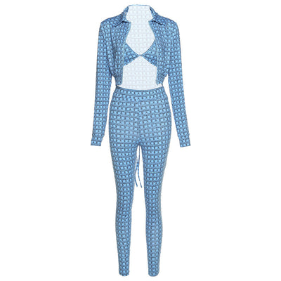 Traje de Cuadros para Mujer - Image 4