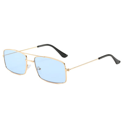 Gafas Retro de Doble Puente Cuadradas - Image 9