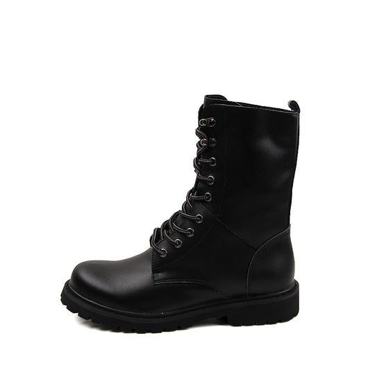 Botas Militares de Cuero para Hombre con Forro de Invierno - Image 3