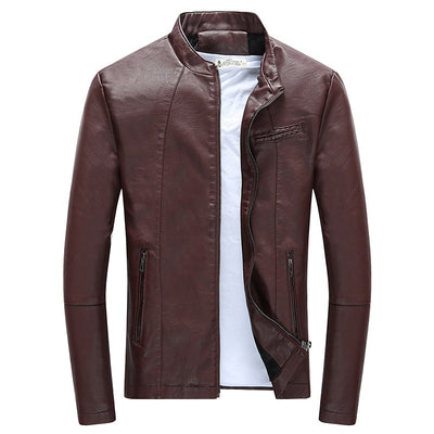 Chaqueta de Cuero para Hombre con Forro Polar - Image 5