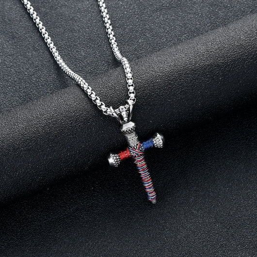 Collar Personalizado con Dije Cruz para Hombre - Image 8