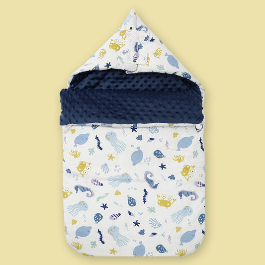 Saco de Dormir Infantil Antisobresaltos de Algodón
