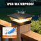 Lámpara Solar LED Bicolor para Barandales de Villa y Patios