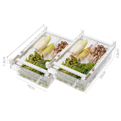 Organizador de Refrigerador Ajustable con Cajón Extraíble - Image 25