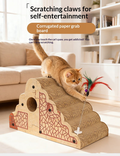 Rascador Ondulado Multifuncional para Gatos - Image 15