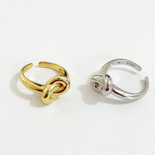 Anillo Geométrico de Plata 925 con Nudo Elegante - Image 10