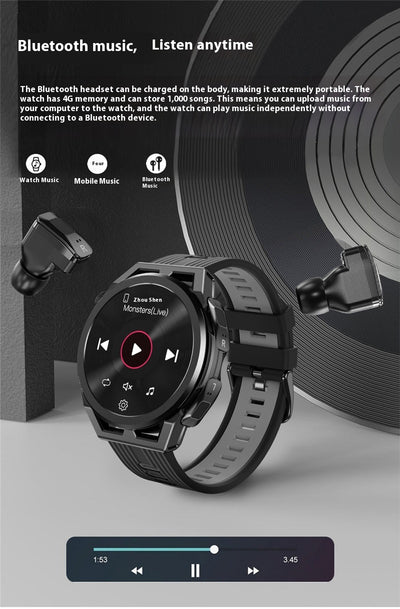 Reloj Inteligente 2 en 1 con Auriculares TWS y Llamadas 4G - Image 18