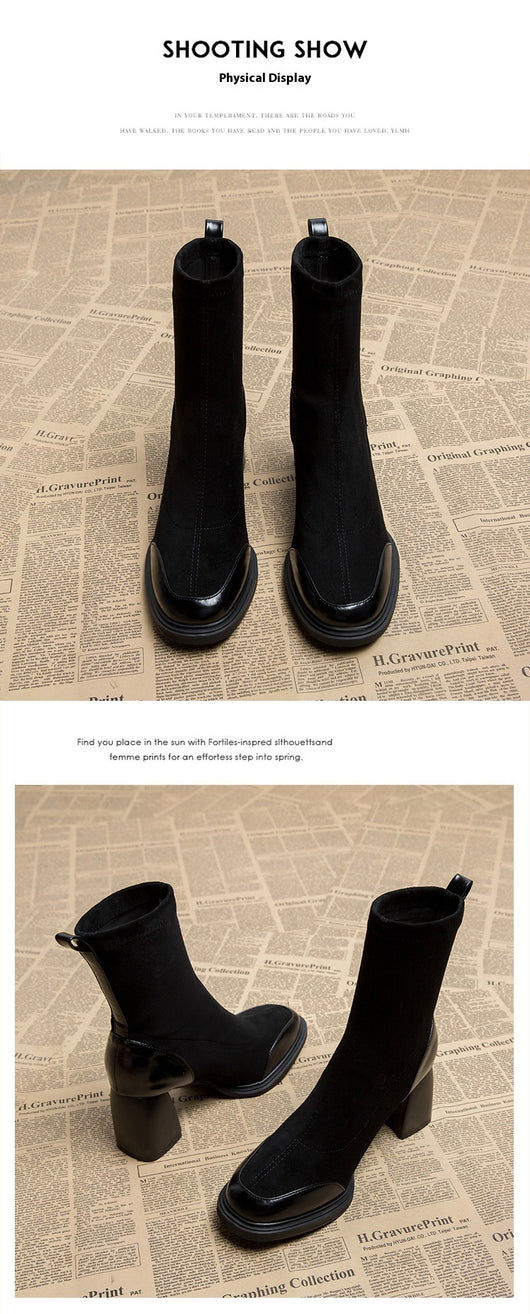 Botas Martin Skinny de Cuero Genuino para Mujer - Image 10
