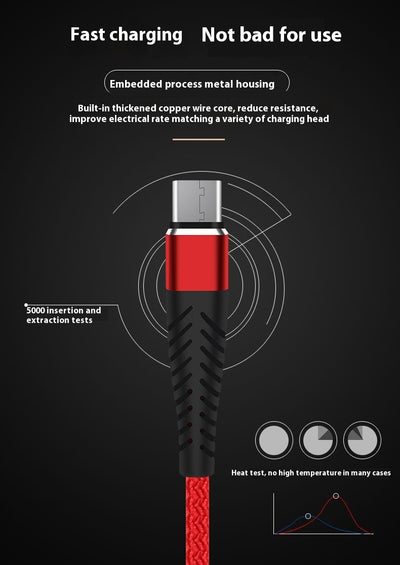 Cable de Carga Rápida y Datos USB-C con Tejido de Nylon Reforzado - Image 22