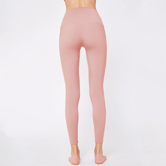 Pantalones de Yoga Reversibles Nude de Nylon para Mujer
