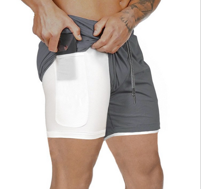 Pantalones Cortos de Compresión con Bolsillos - Image 10