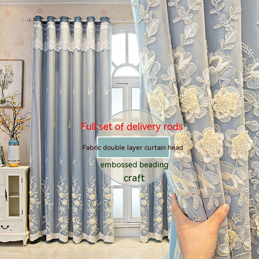 Juego de Cortinas Dobles Abiertas para Dormitorio - Acabado Elegante para Bodas y Hogar - Image 4