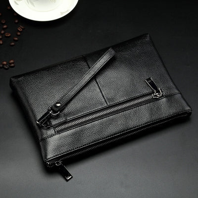 Bolso de Cuero Premium para Hombre - Cartera Clutch de Piel Genuina - Image 3