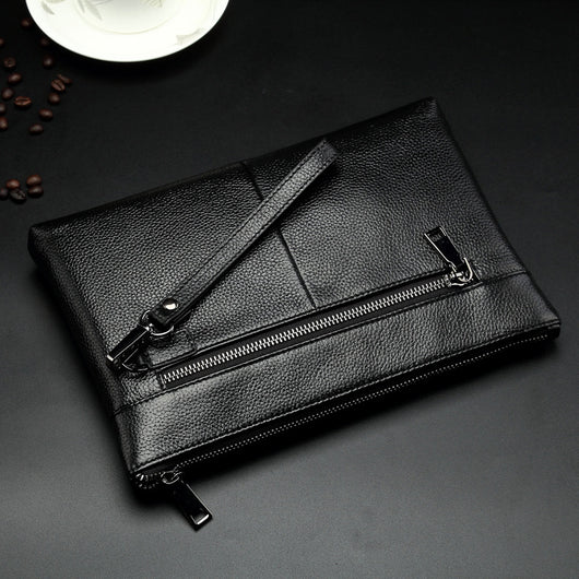 Bolso de Cuero Premium para Hombre - Cartera Clutch de Piel Genuina - Image 3
