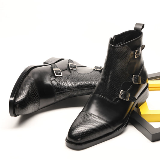 Botas Martin de Cuero Genuino para Hombre - Estilo Ejecutivo - Image 2