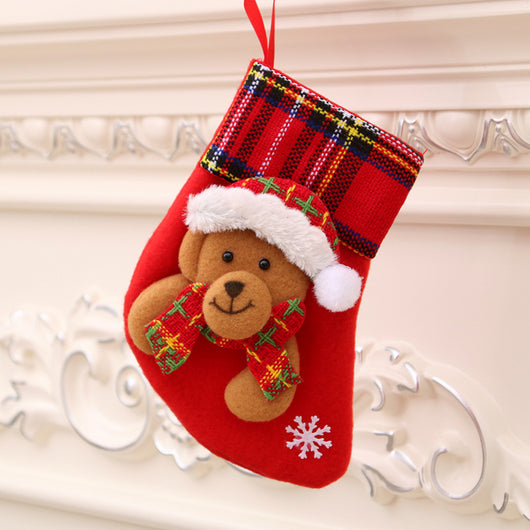 Set de Calcetines Navideños con Adornos Santa y Árbol - Bolsa de Regalo - Image 20