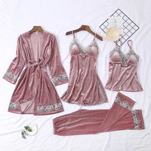 Pijama de Encaje Sensual para Mujer - Image 39