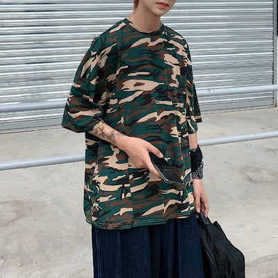 Playera Camuflaje de Manga Corta para Hombre - Estilo Verano - Image 4