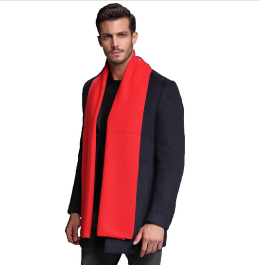 Bufanda de Cachemira para Hombre Otoño Invierno - Doble Faz Ejecutiva