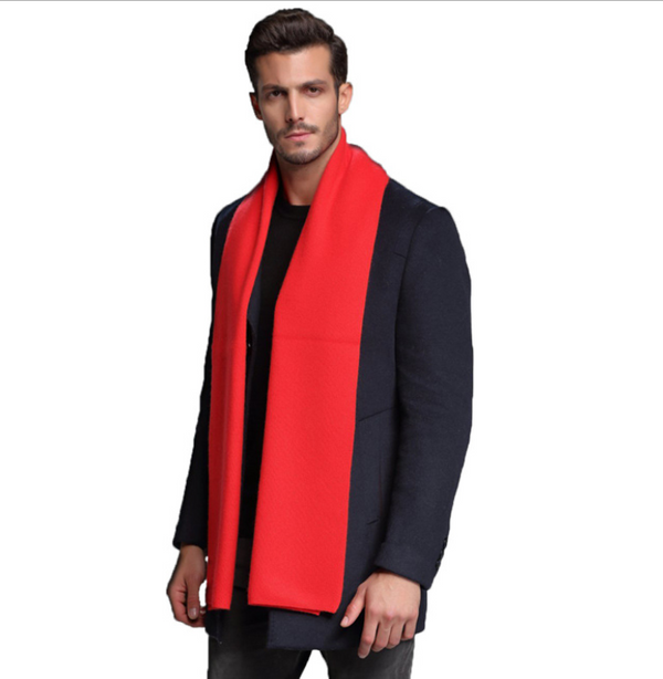 Bufanda de Cachemira para Hombre Otoño Invierno - Doble Faz Ejecutiva
