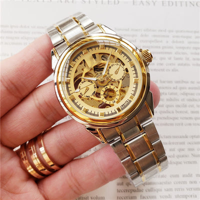 Reloj Mecánico Leisure Man - Correa de Cuero Auténtico - Image 10