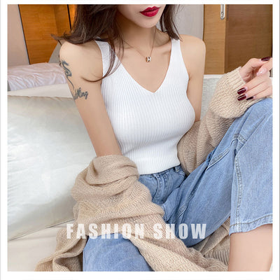 Blusa sin mangas ajustada para mujer - Image 17