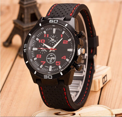 Reloj Deportivo para Hombre con Correa de Diseño Automovilístico