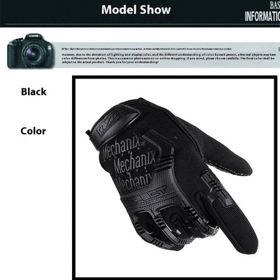 Guantes Tácticos Sellados Army Fan para Motocicleta - Protección Total de Dedos con Agarre Antideslizante - Image 2