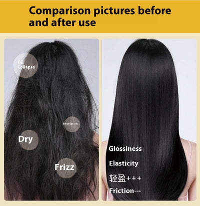 Dark gray electric scalp massage comb with black bristles and red accents, shown with a clear protective cover. - Image 11