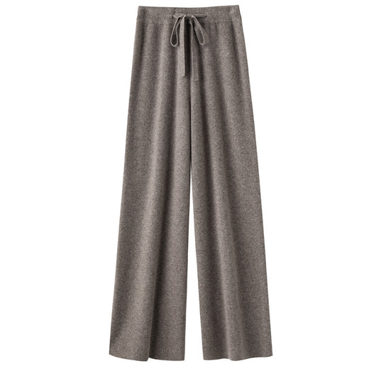 Pantalón Ancho de Lana Pura Cintura Media con Efecto Adelgazante - Image 11