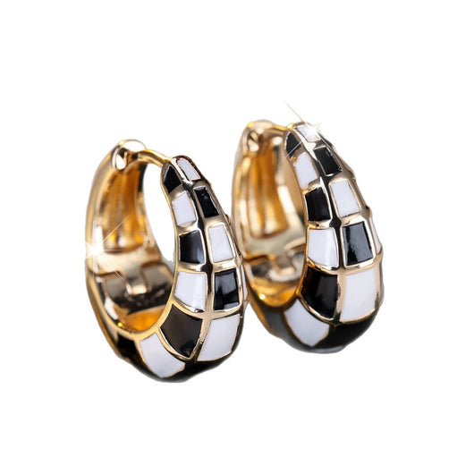Aretes Tipo Cuff Cuadros Franceses Clásicos y Modernos - Image 5