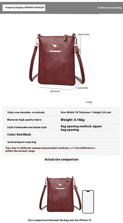 Bolsa Bandolera Floral Lujo Ligero - Elegancia Moderna para Diario - Image 12