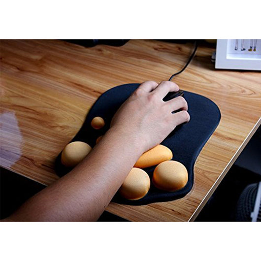 Mousepad con Soporte para Muñeca y Diseño de Patitas de Gato - Image 5