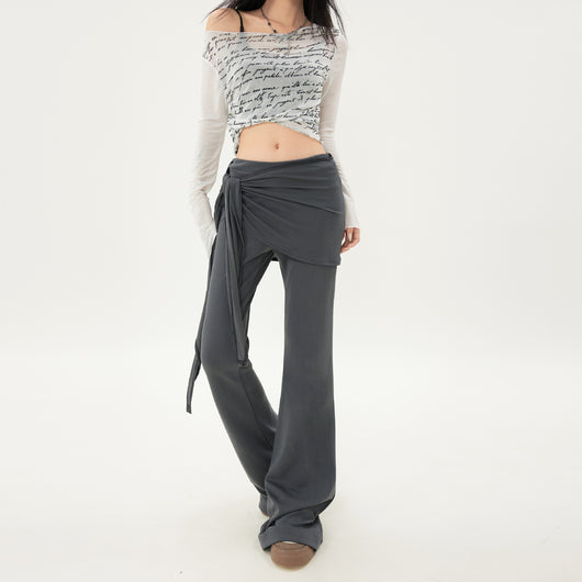 Pantalones Acampanados Cintura Baja Slim Fit - Image 4