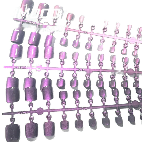 Esmalte de Uñas Degradado Púrpura Efecto Ojo de Gato JM07