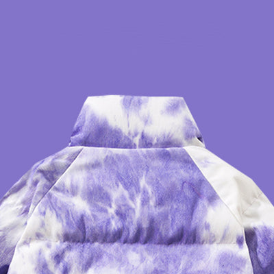 Abrigo de Invierno Tie-dye en Pana de Algodón para Hombre - Image 10